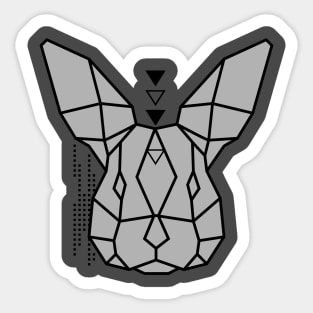 Geometric Rabbit Sticker